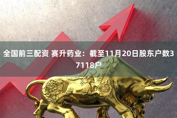 全国前三配资 赛升药业：截至11月20日股东户数37118户